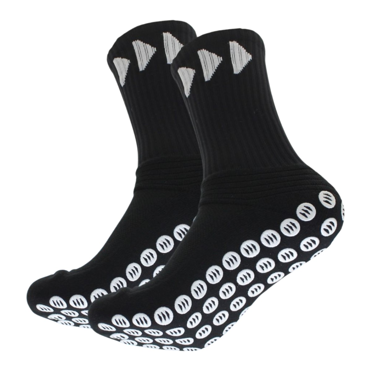 Pair of black SPHERA Performance Grip Socks